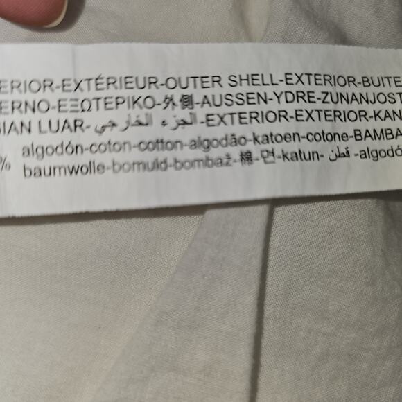 Zara Girls White Smocked Dress Short Sleeve Sz 4-5 - Picture 7 of 8